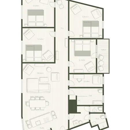 Bad Aibling Apartments Feriehus